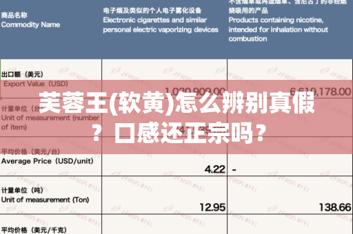 芙蓉王(软黄)怎么辨别真假？口感还正宗吗？
